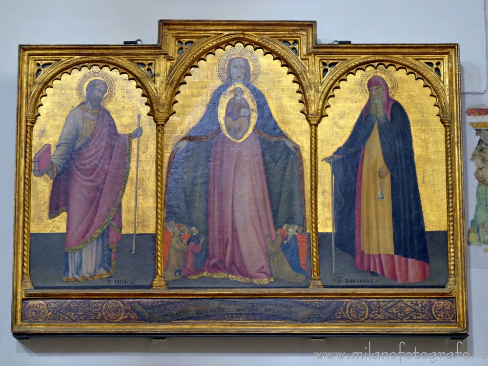 Pesaro (Pesaro e Urbino, Italy) - Triptych of Our Lady of Mercy in the Sanctuary of Our Lady of Grace